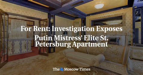 swetlana kriwonogich|For Rent: Investigation Exposes Putin Mistress’ Elite。